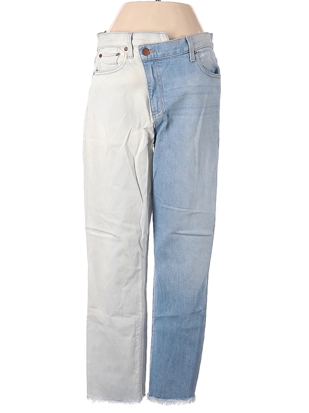 Alice + Olivia Two-Tone Jeans